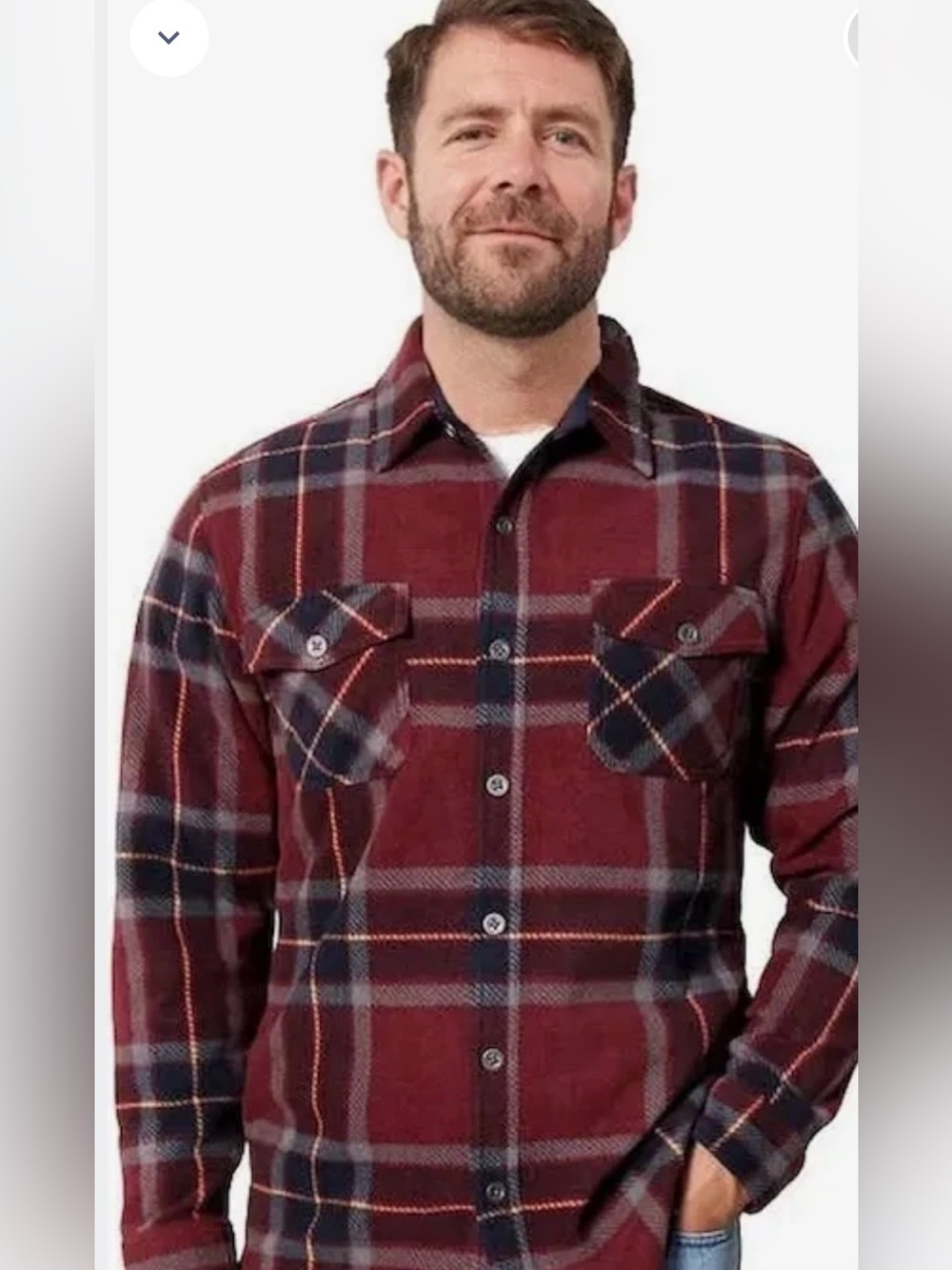 Freedom Foundry Plaid Fleece Shirt NWT | Men’s Large Lightweight Warm Button‑Up